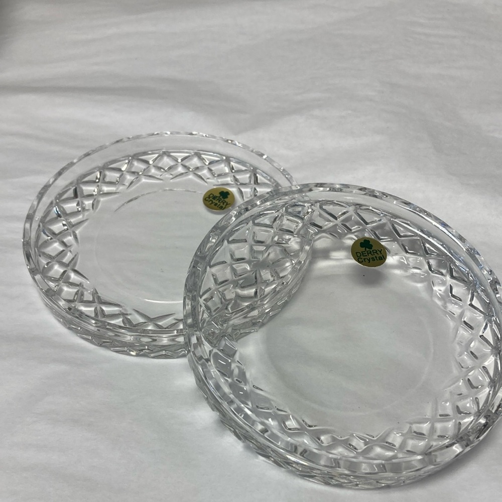 Clear Glass Crystal Plates